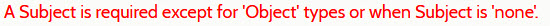 Error Message