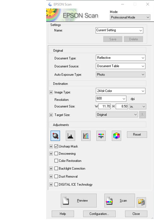 scanning