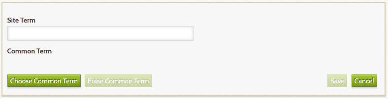 Add a new vocabulary term form