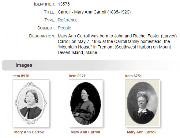 Three photographs of the same woman