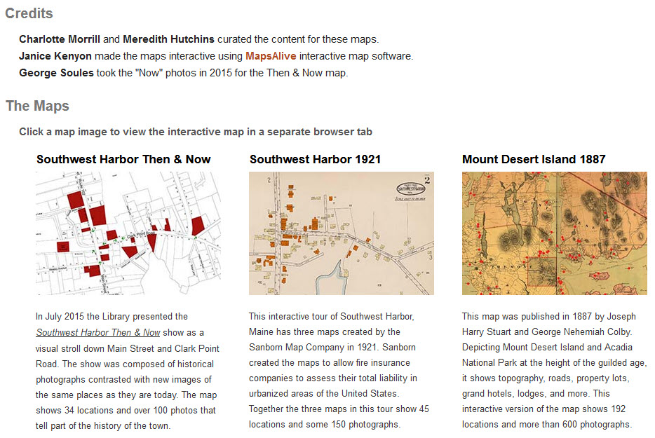 swhpl maps page
