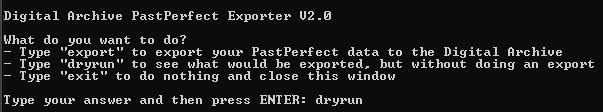 Exporter Start