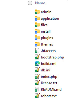 update files