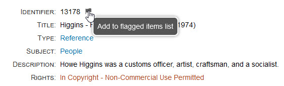 Flag an item
