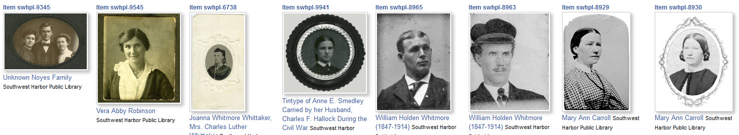 Viewing search results in a index view